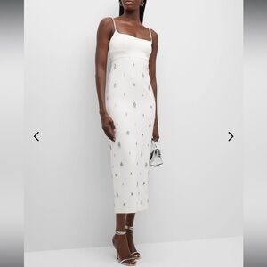 A.L.C Alana Jewel-Embellished Midi Dress